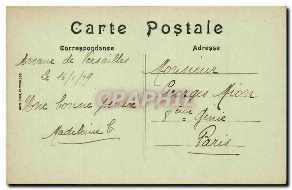 Paris — O Ponte Alexandre III — Editor CEMA, Versailles - Verso