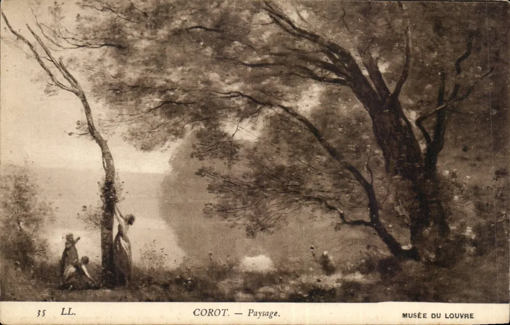 Corot — Landschaft — Musée du Louvre - Vorderseite