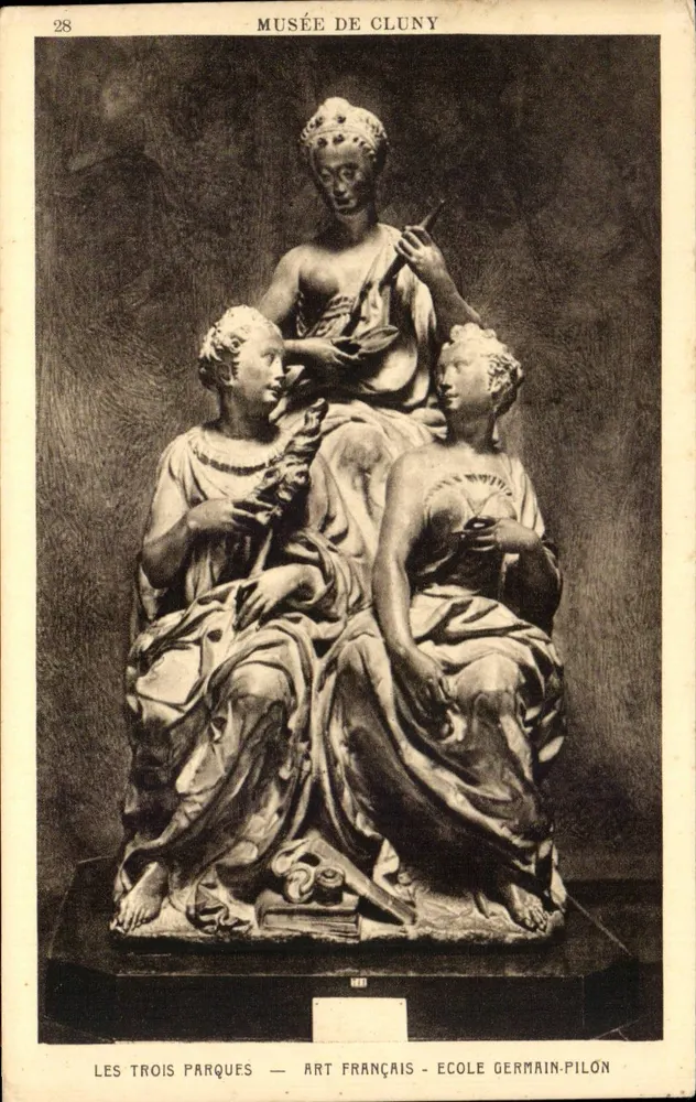 Les Trois Parques — Musée de Cluny — École Germain-Pilón - Vorderseite