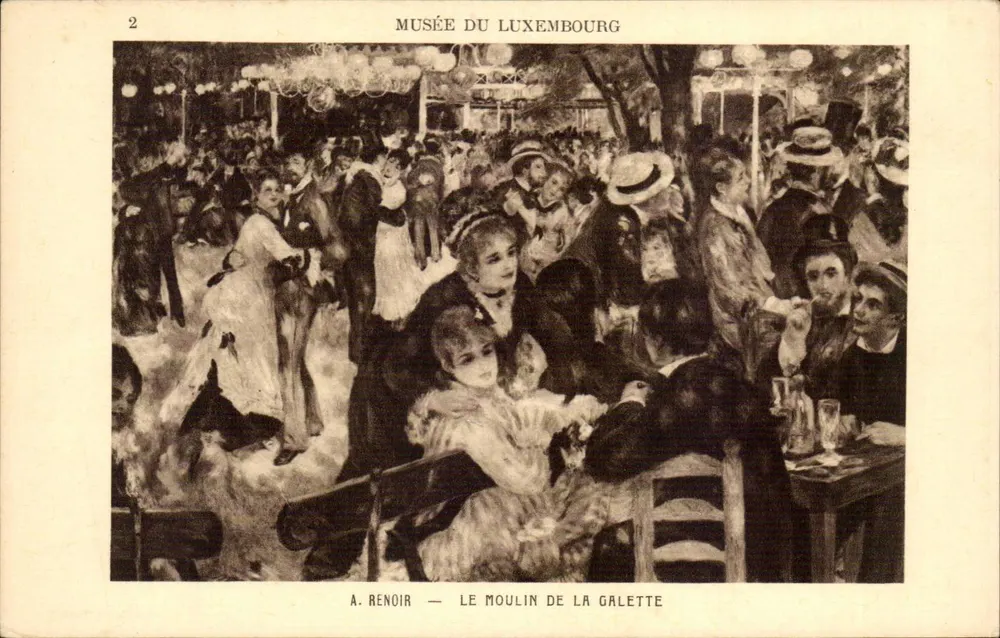 Le Moulin de la Galette — Musée du Luxembourg — A. Renoir - Vorderseite