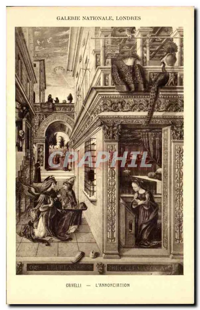 Nationalgalerie, London — Crivelli — Die Verkündigung - Vorderseite