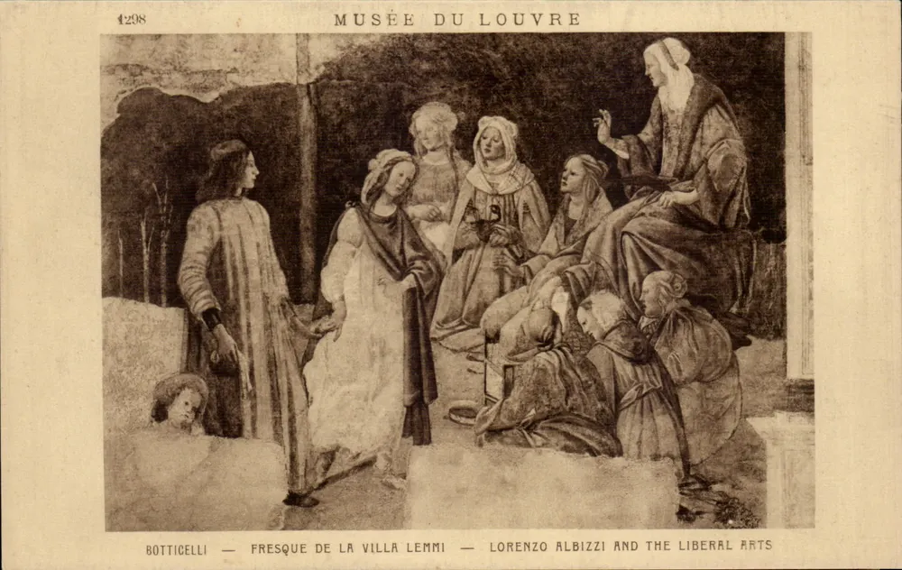 Botticelli — Fresko der Villa Lemmi — Musée du Louvre - Vorderseite