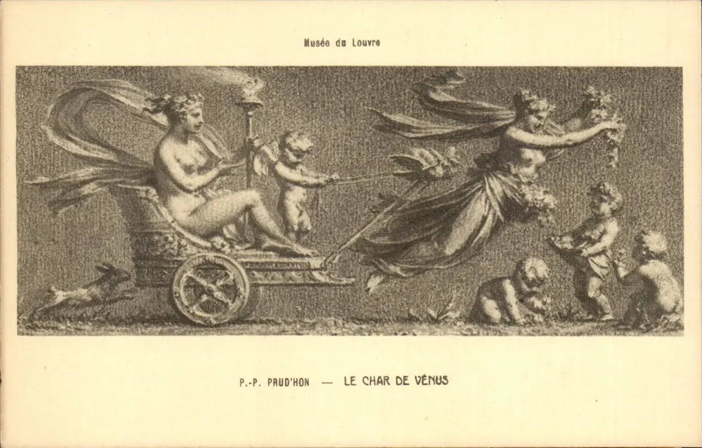 O Carro de Vênus — Museu do Louvre — P.-P. Prud'hon - Frente