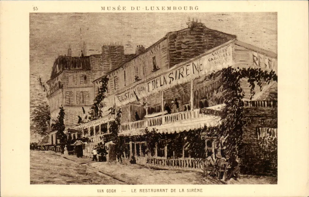 Das Restaurant der Sirene — Museum Luxembourg — Van Gogh - Vorderseite