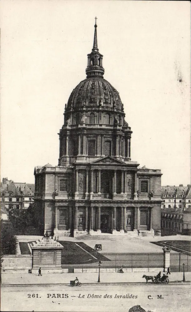 Paris — O Dôme dos Invalides — C. M. n° 261 - Frente
