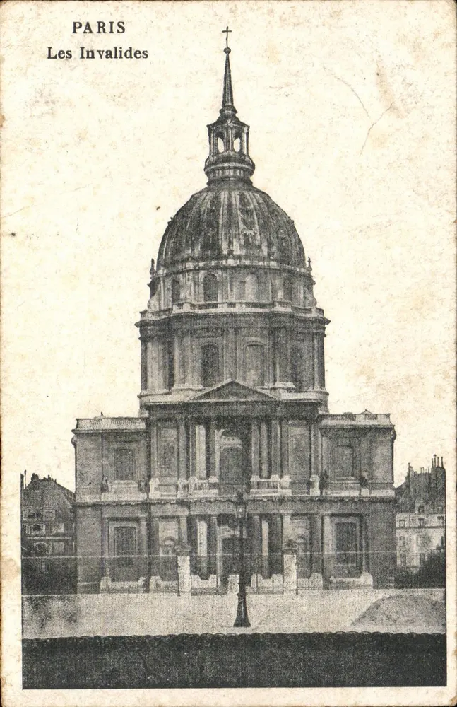 Paris — Les Invalides — Carta postal - Frente