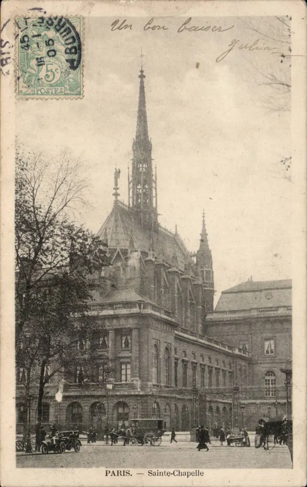 PARIS — Santa-Chapelle — G. Julia - Frente