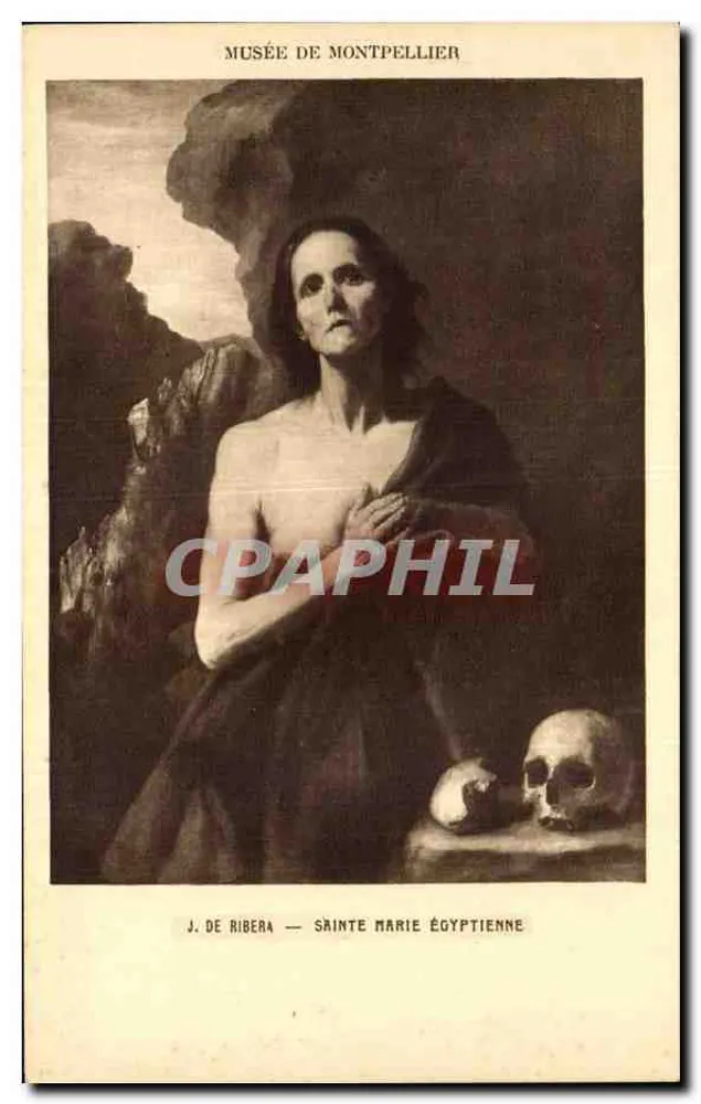 Santa Maria Egípcia — Museu de Montpellier — J. de Ribera - Frente