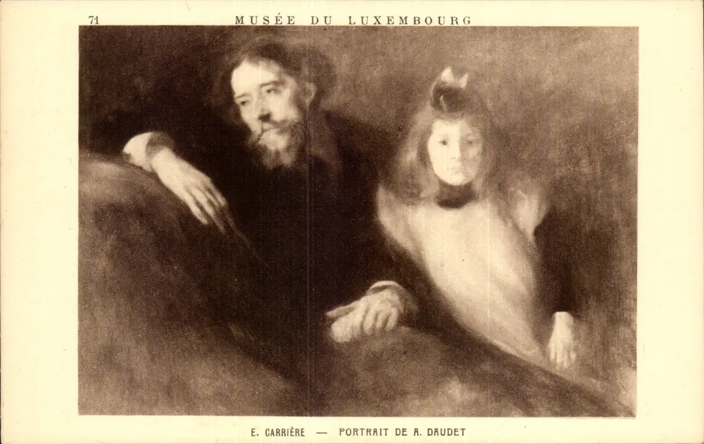Musée du Luxembourg — Portrait von A. Drudet von E. Carrière — Ausgabe Braun & Cie, Paris - Vorderseite
