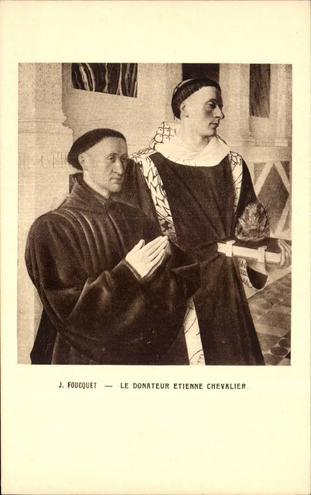 J. Foucquet — Der Spender Étienne Chevalier — Braun & Cie, Paris - Vorderseite