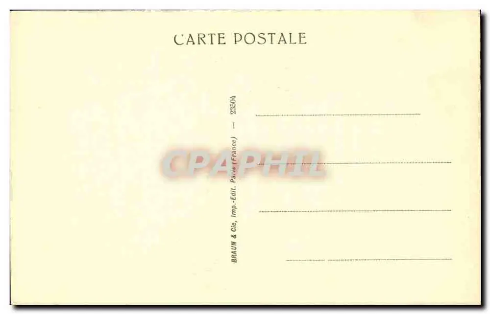 J. Foucquet — Der Spender Étienne Chevalier — Braun & Cie, Paris - Rückseite