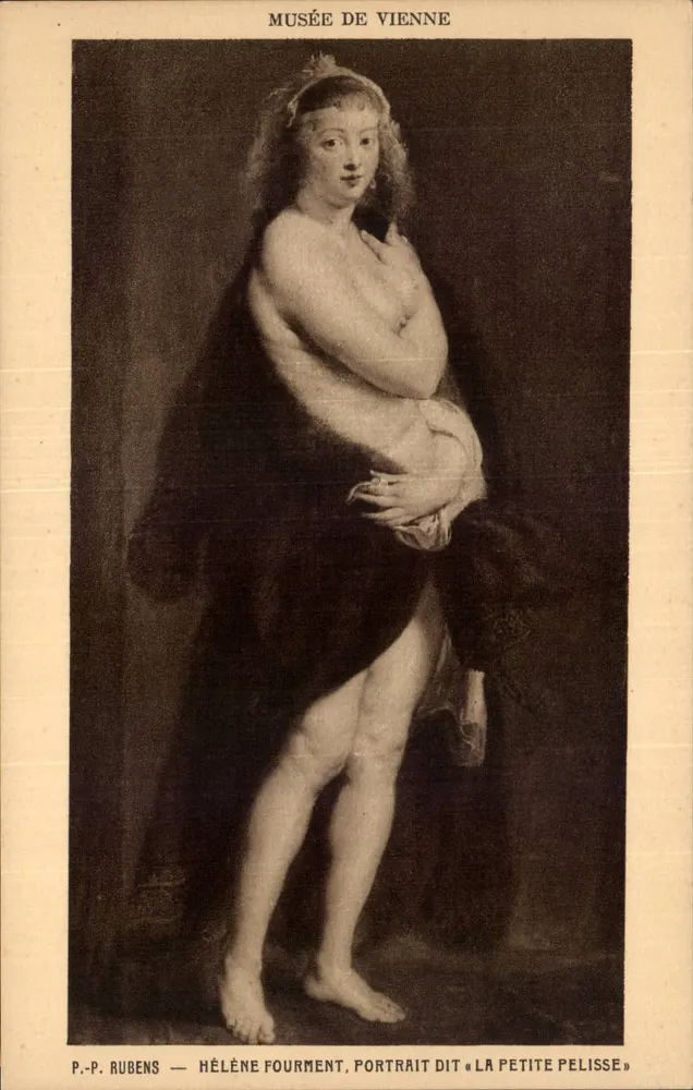 Porträt von La Petite Pelisse — Museum von Wien — P.-P. Rubens - Vorderseite