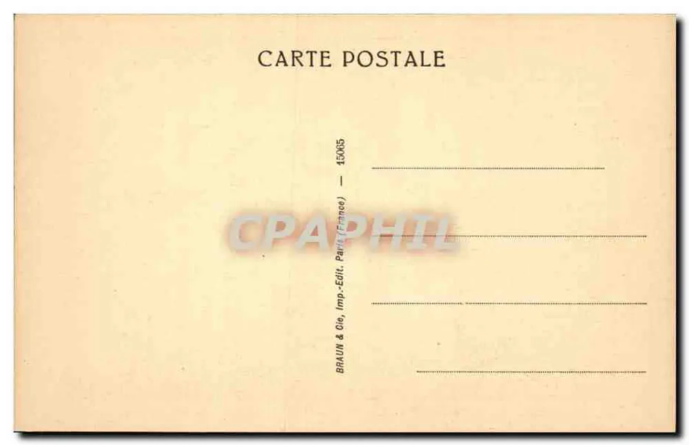 Junges Schafhirte und seine Herde — J.-F. Millet — Ausgabe Brauun & Cie, Paris - Rückseite