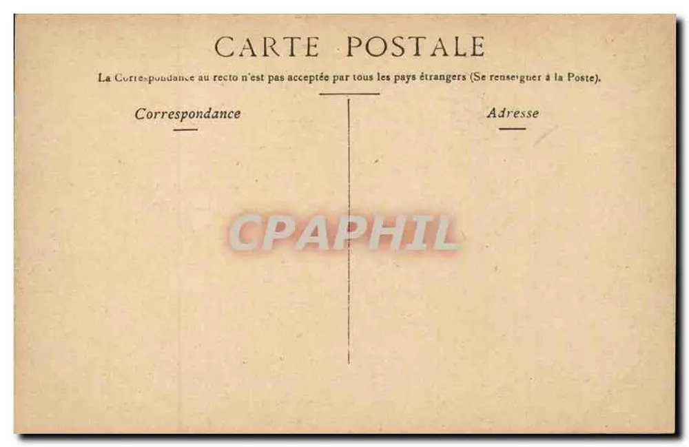 Paris - Cachoeira do Bois de Boulogne — editor não identificado, número de série não visível - Verso