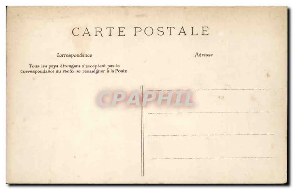 Arco do Triunfo — Paris — E.L.D. n°91 - Verso