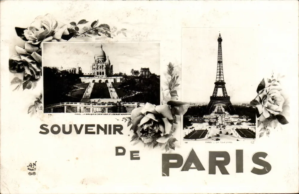 Paris — Souvenir de Paris — J.A.N. Paris 618 - Frente