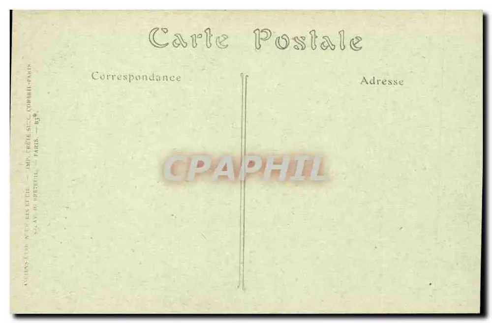PARIS — Die Kirche der Madeleine — Nave-Ansicht — JND Jhot. n°103 - Rückseite