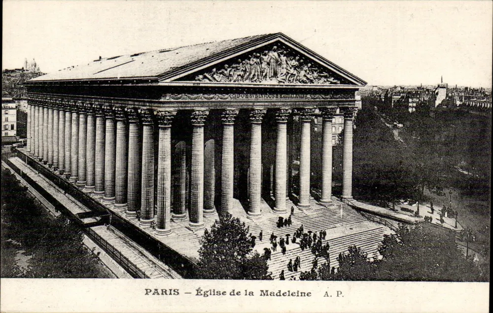 Paris — Igreja da Madeleine — A.P. - Frente