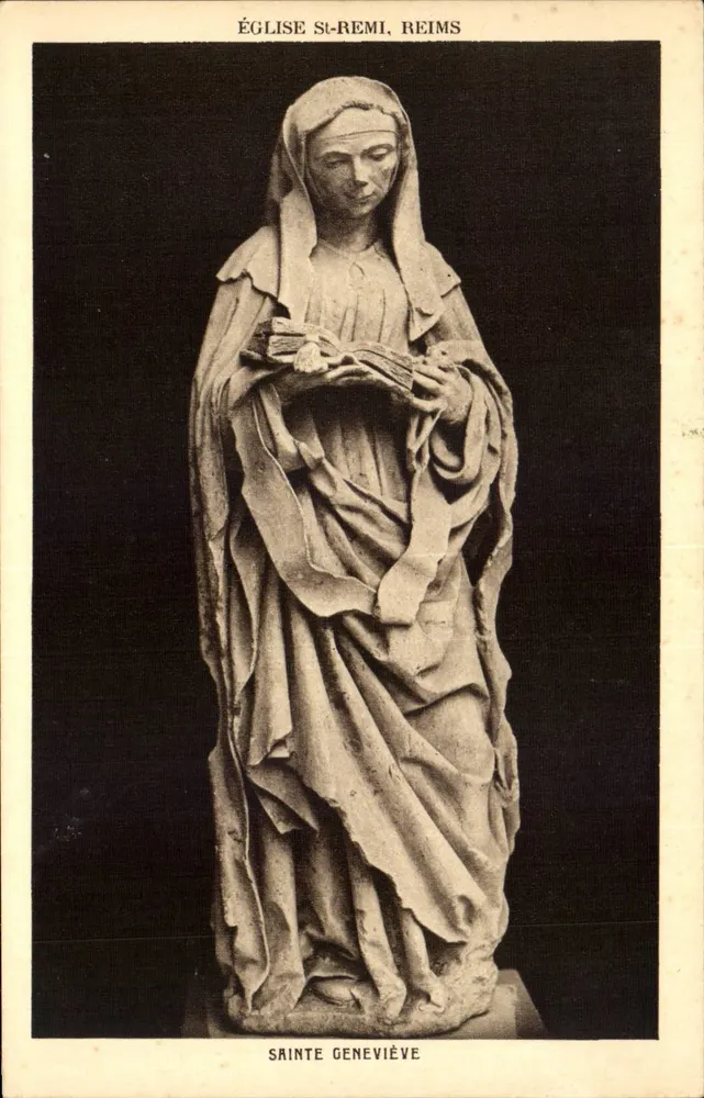 Sainte Geneviève — Kirche Saint-Remi, Reims — Braun & Cie, Paris - Vorderseite