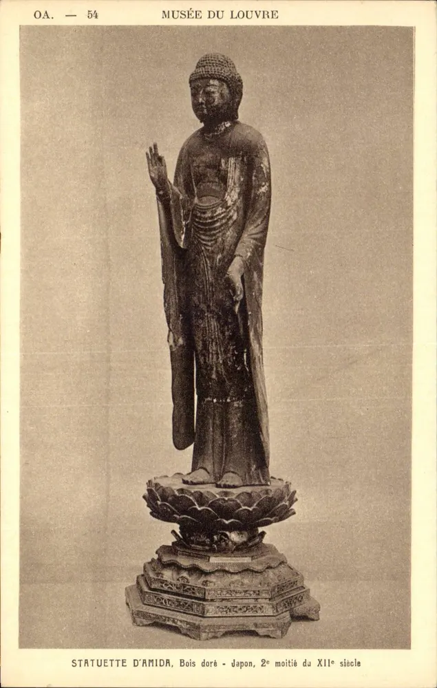Statue Amida — Musée du Louvre — OA-54 - Vorderseite