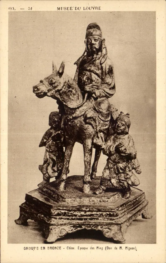 Bronzegruppe - China, Ming-Zeit (Geschenk von M. Migeon) — Louvre-Museum — OA - 51 - Vorderseite