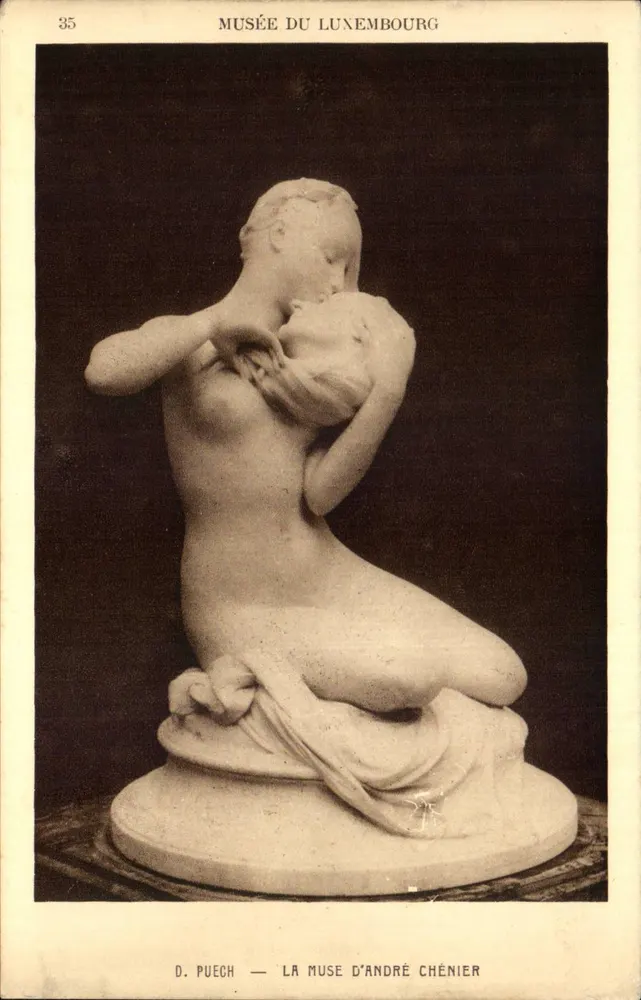 A Musa de André Chénier — Museu do Luxembourg — D. Puech - Frente