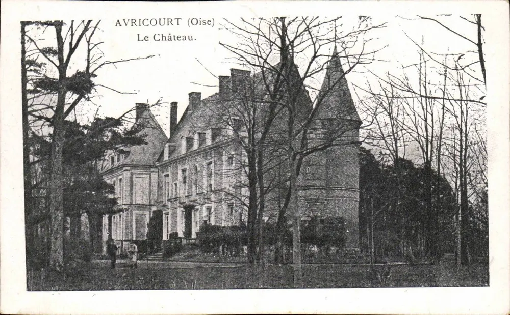 Avricourt (Oise) — O Castelo — editor não visível - Frente