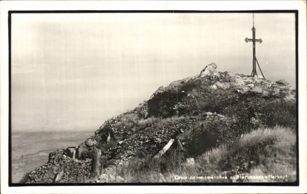 Croix comemorativa no Hartmannswillerkopf — editor Th. Maag, n°1 - Frente