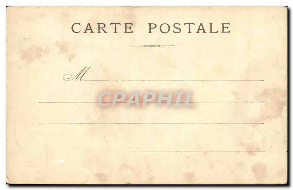 Parc Monceau — Paris — texto impresso - Verso