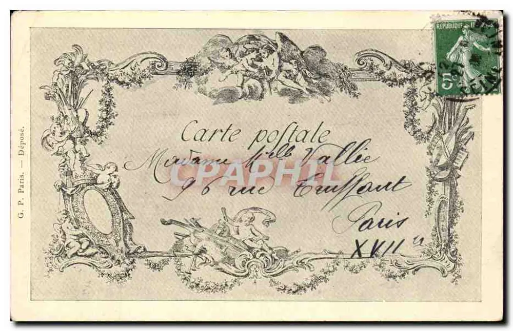 Das Ereignis am Ball — Meisterwerke der Kunst des 18. Jahrhunderts — Freudeberg, del. / Declos et Ingour junior, sculp. — 1. Serie, Nr. 11 - Rückseite