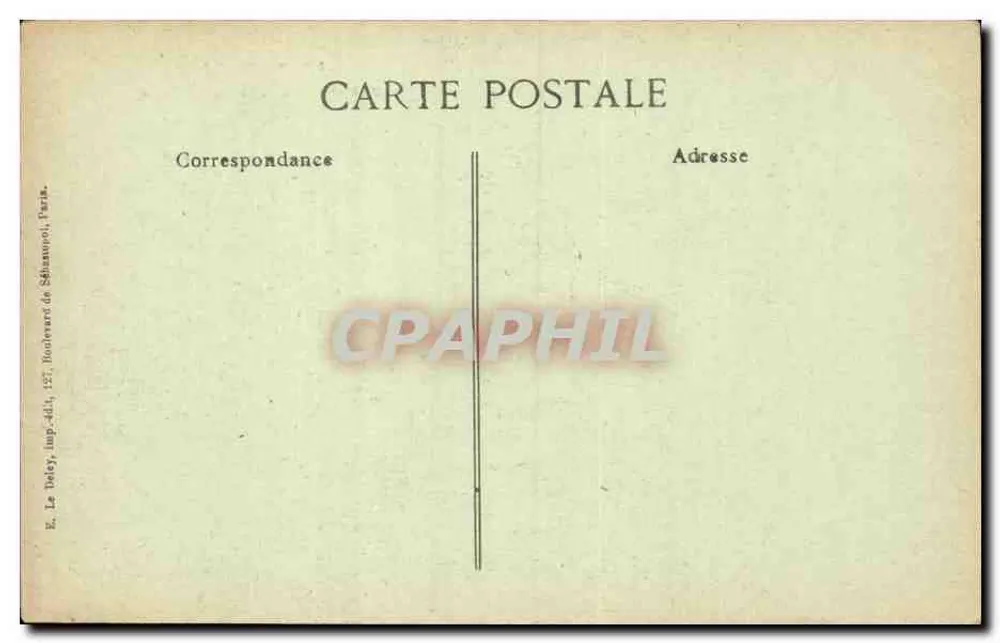Frontão do Grand Palais — Paris — Editor E. Le Taty, Paris - Verso