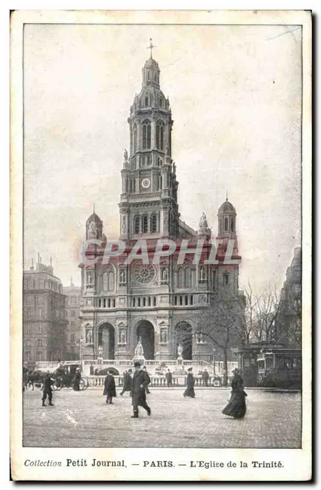 Paris — A Igreja da Trindade — Coleção Petit Journal - Frente