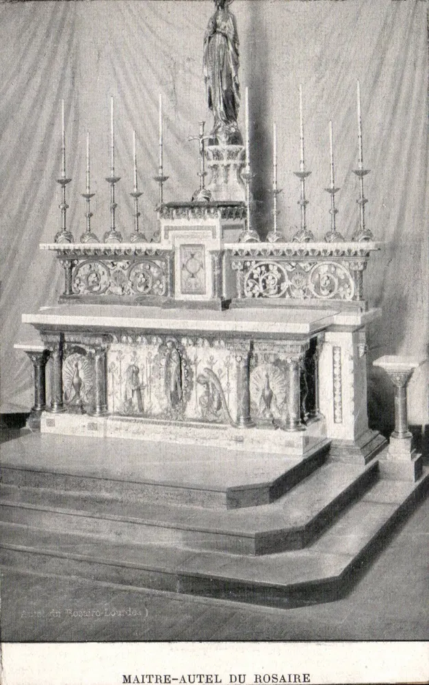Altar do Rosário — Altar-Mestre do Rosário — Atelier de Rostaro-Londel - Frente