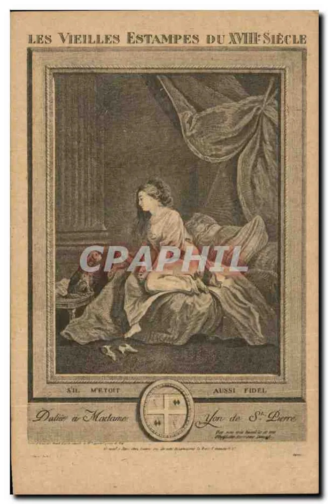 Délia aan Madame — De Oude Stempels van de 18e Eeuw — J. de St. Pierre - Voorkant