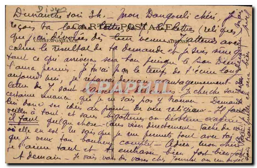 Délia aan Madame — De Oude Stempels van de 18e Eeuw — J. de St. Pierre - Achterkant