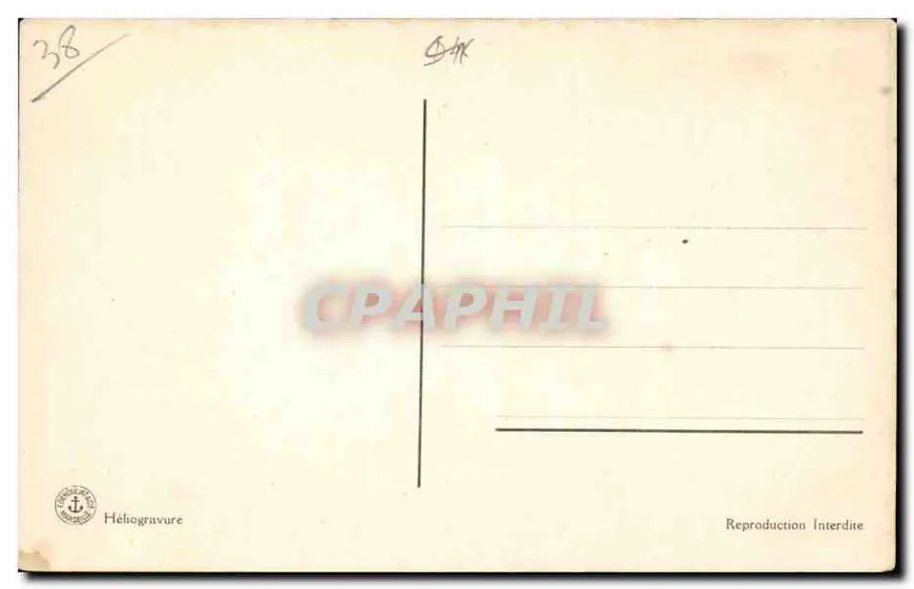 Die drei Gipfel von Belledonne und See Blanc — Dauphiné — Cliché Opdoux - Grenoble - Rückseite