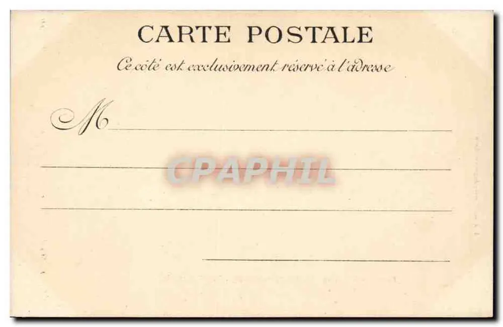 Paris — Conservatorium der Künste und Handwerks — Übersicht — Verlag L. & Cie - Rückseite