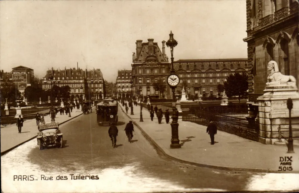 Paris — Rue des Tuileries — Dix Paris 5015 - Frente