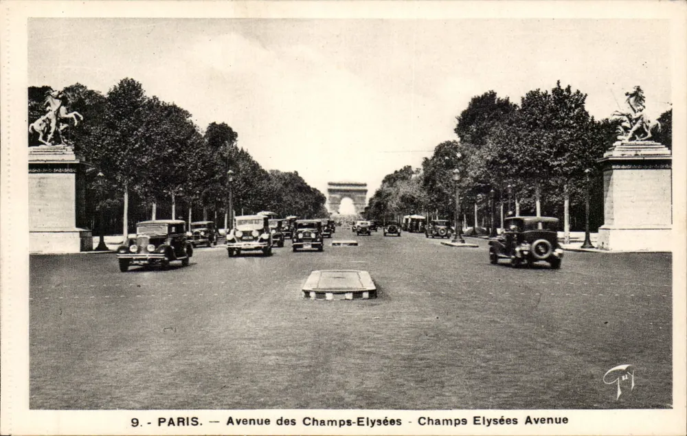Paris — Avenida dos Campos Elísios — Avenida dos Campos Elísios — T.J. (editor) - Frente