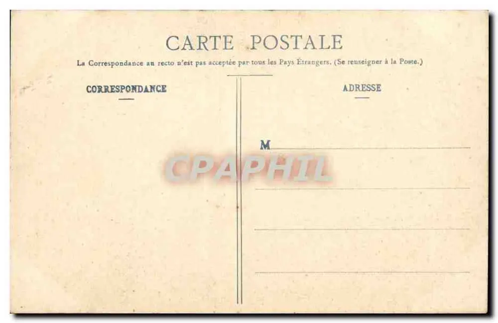 Ein Paar, das sich umarmt — romantische Szene — Phototype A. Béguin & Cie, n°6 - Rückseite