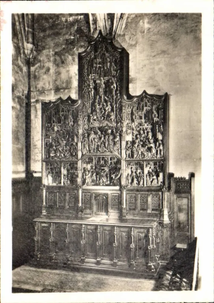 Chiesa di Saint-Germain-l'Auxerrois — Altare fiammingo del XV secolo — Edizioni di lusso « Estel » n°4616 - Recto