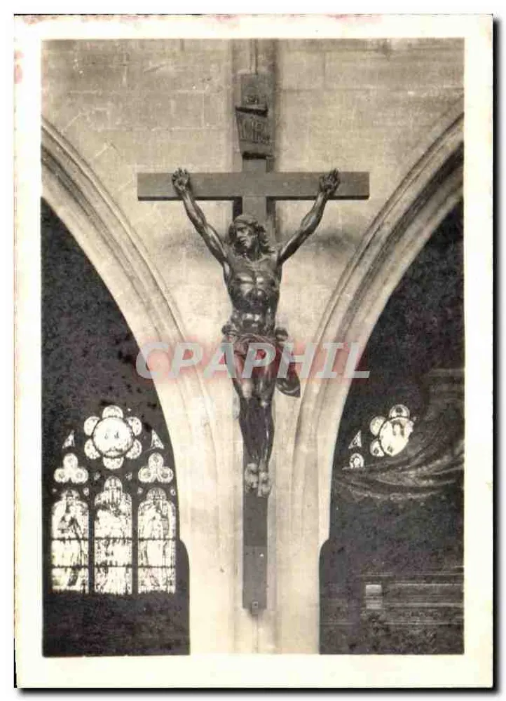 Geschnitztes Holzkreuz — Kirche Saint-Germain-l'Auxerrois — Luxusausgabe « Estel » n°4617 - Vorderseite