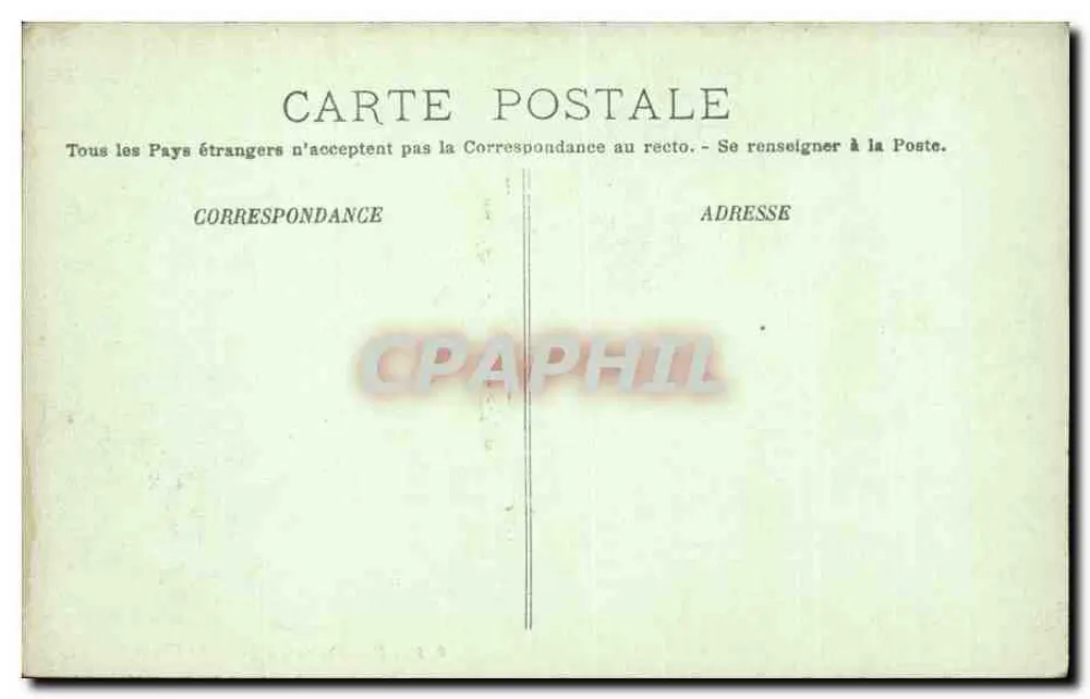Paris — A Place des Vosges — LL. n° 635 - Verso