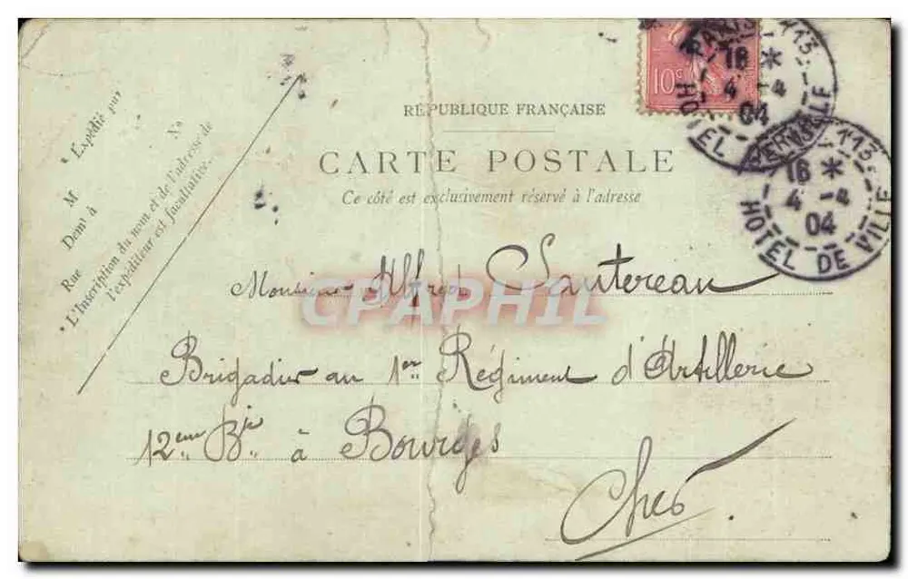 Paris - Place Saint-Pierre - Treppenaufgang zum Sacré-Cœur — Verleger LL, Nr. 222 - Rückseite