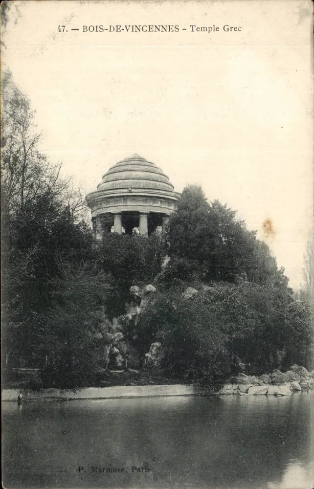 Bois de Vincennes - Grieks Tempel — P. Marmuse, Parijs, n°47 - Voorkant