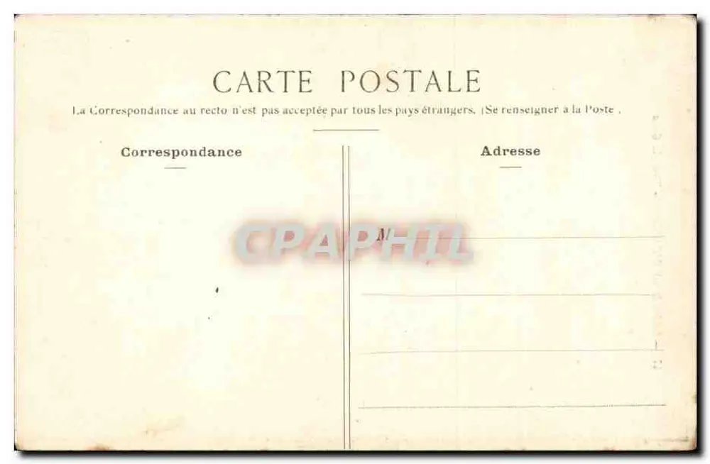 Bois de Vincennes - Grieks Tempel — P. Marmuse, Parijs, n°47 - Achterkant