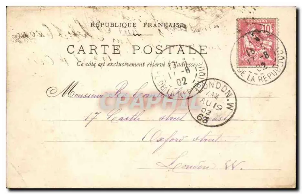 पेरिस - सेंट-जर्मेन-ल-ऑक्सरोइस - जे. एल. एडिट, पेरिस, संख्या 186 - पीछे