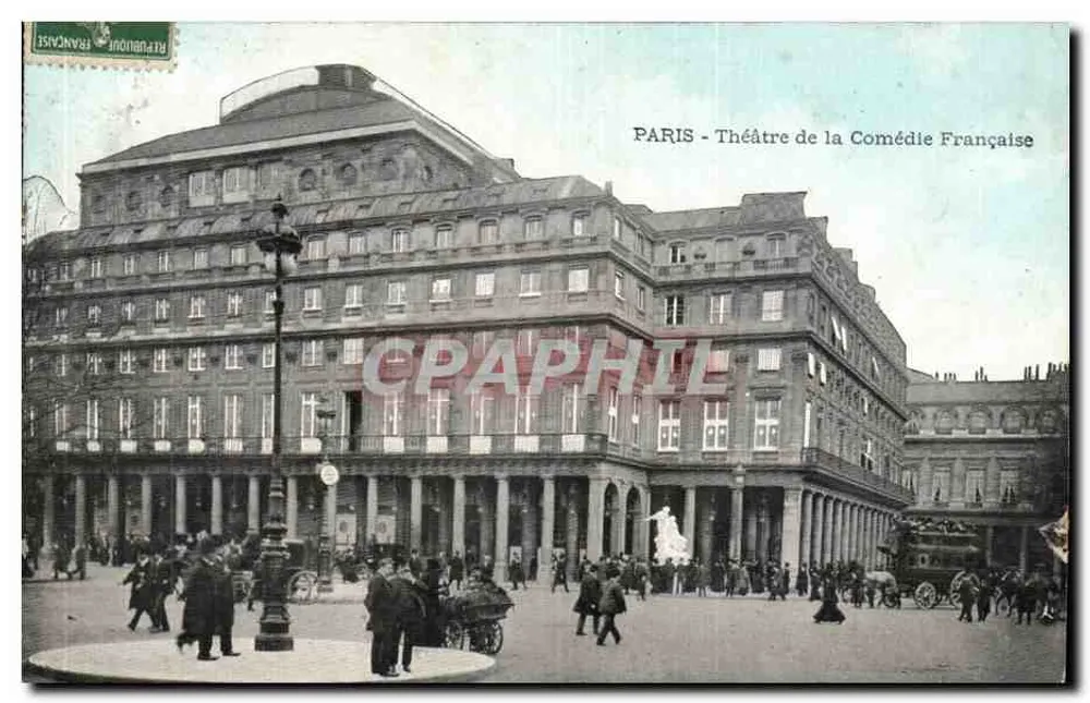PARIS - Ansicht des Théâtre de la Comédie Française — Verlag 'Réfrigérateur Français' Nr. 153 - Vorderseite