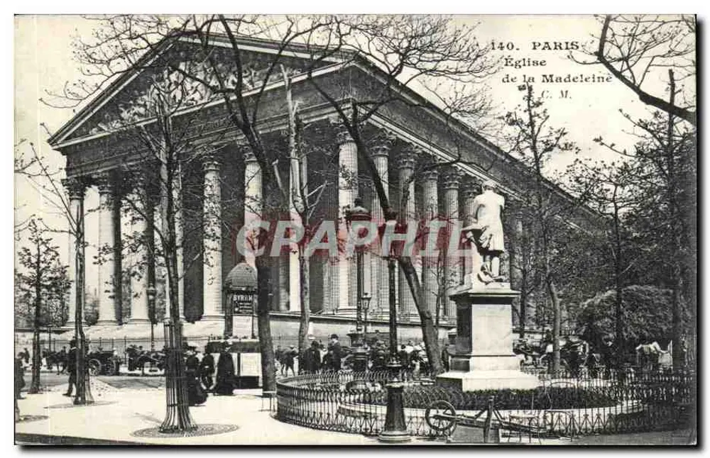Paris — Église de la Madeleine — C. M. n°140 - Frente