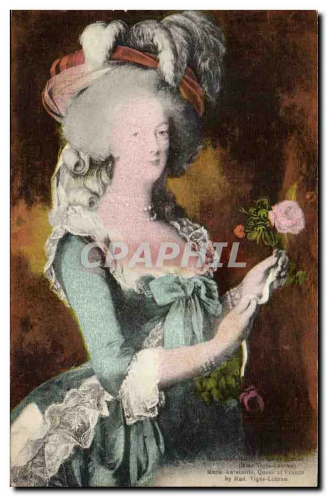 Marie-Antoinette, Rainha da França — por Mad. Tigre-Lokran — Edição Cosé, Versailles - Frente